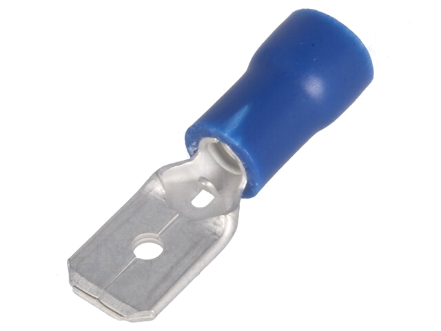 Connector: vlak; 6,3mm; 0,8mm; mannelijk; 1,5÷2,5mm2; klemmen Connector: vlak; 6,3mm; 0,8mm; mannelijk; 1,5÷2,5mm2; klemmen